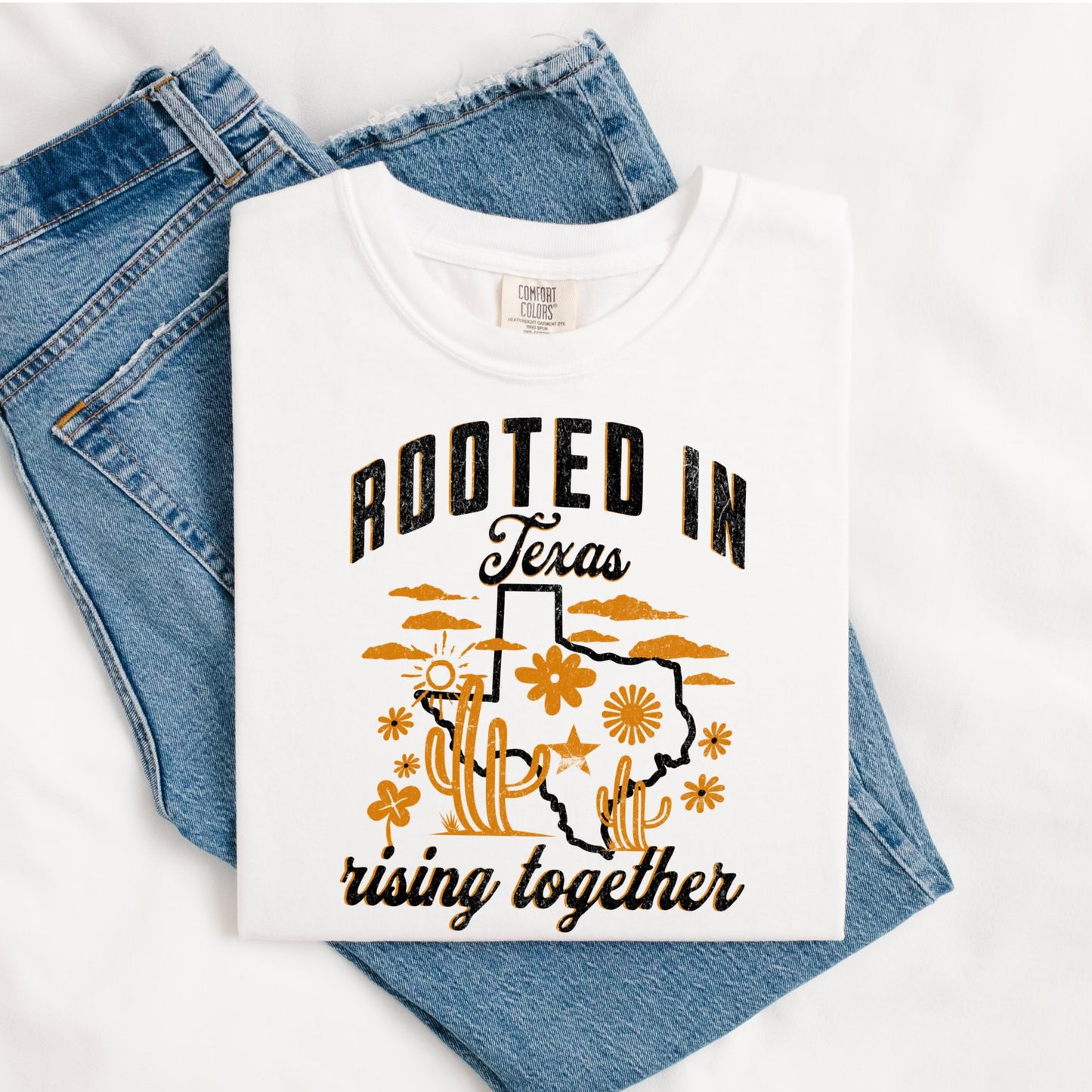 A ROOTED IN TEXAS- Flood Relief Fundraiser Tee
