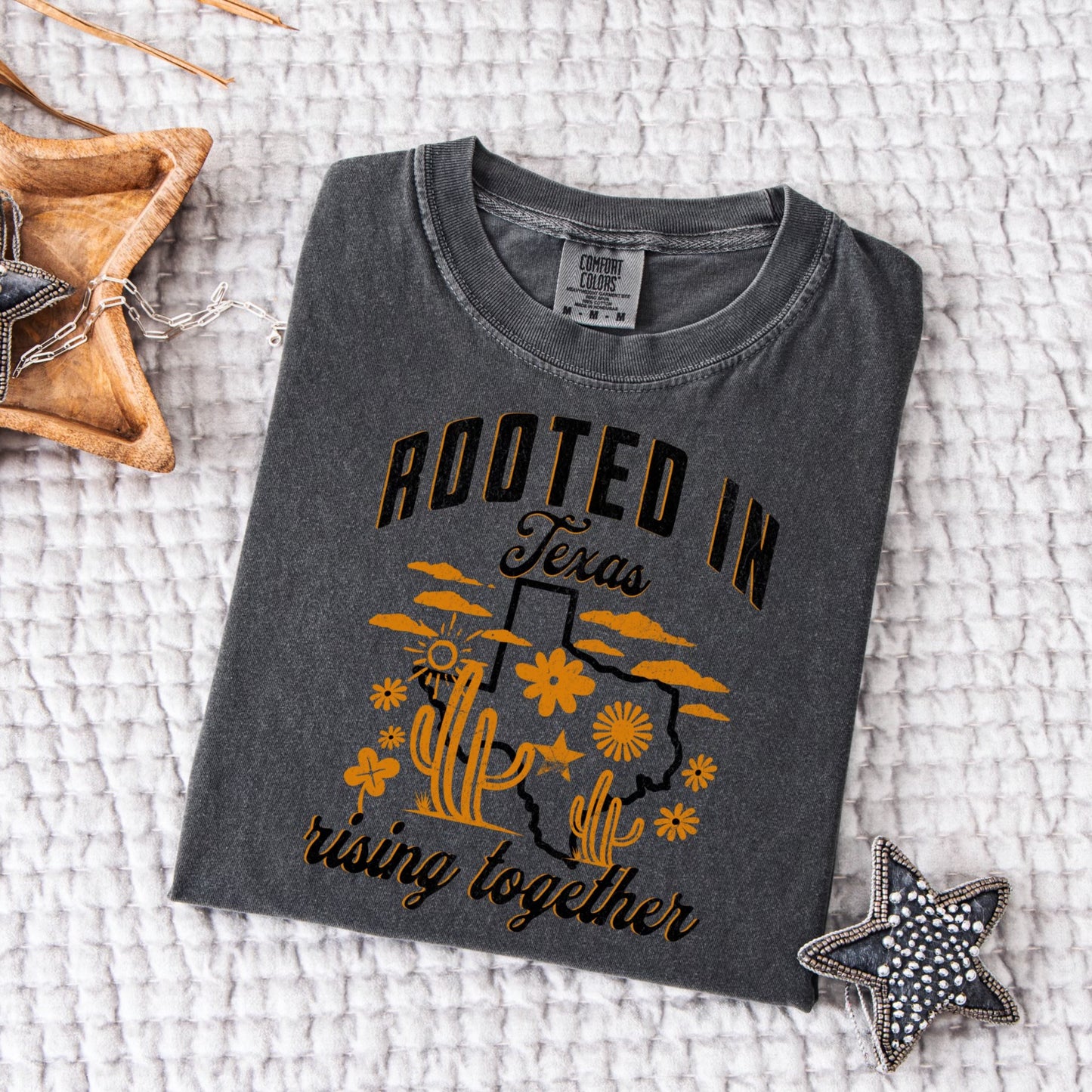 A ROOTED IN TEXAS- Flood Relief Fundraiser Tee