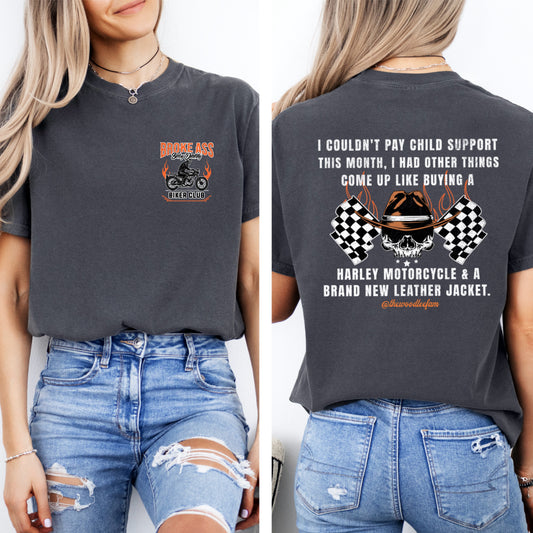 Broke Baby Daddy Vintage Biker Tee